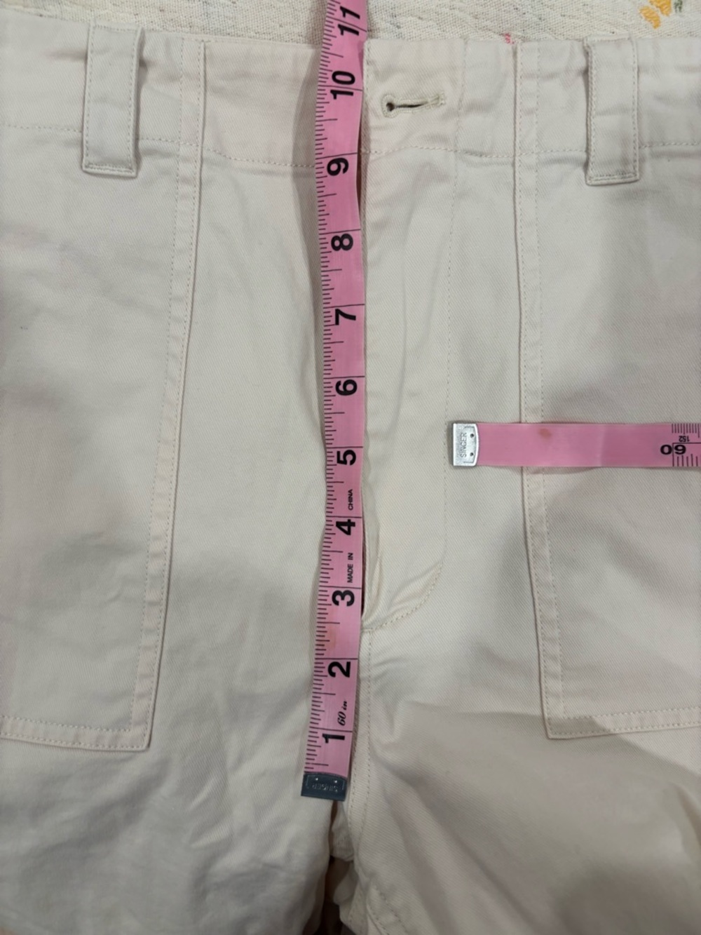 Jenni Kayne Cotton Ranger trouser in Cream size 8 - Picture 7 of 10